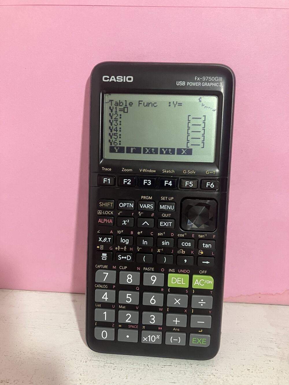 Casio fx-9750GIII Graphing Calculator USB Power Graphic 3